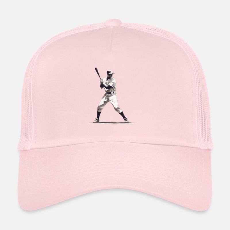 Baseball player with baseball bat Trucker Cap