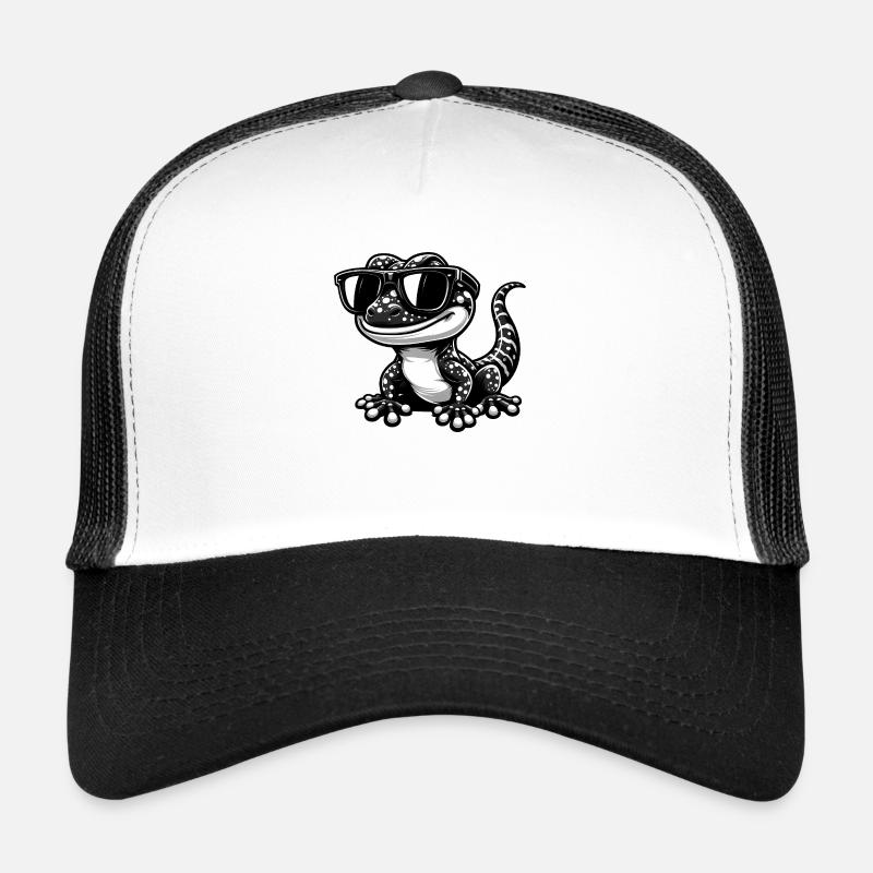 Gecko with sunglasses Trucker Cap