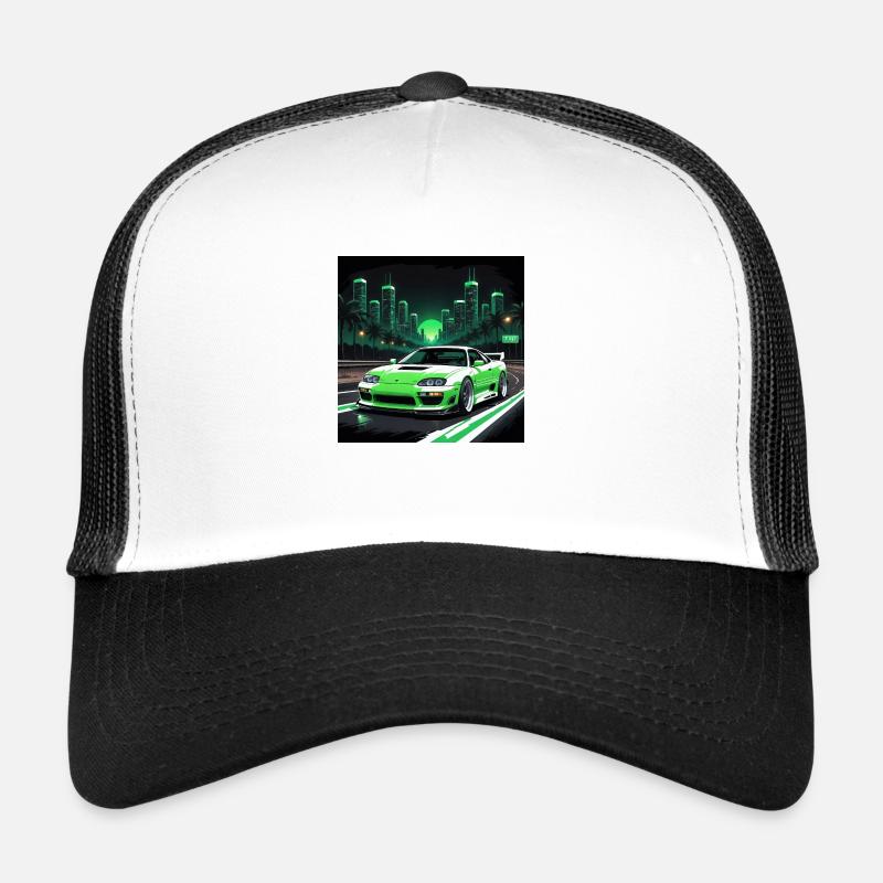 JDM Sportcar Tuning Driftcar Auto Geschenk PS Trucker Cap
