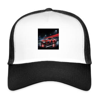Sportcar Tuning Driftcar Car Gift PS Carlove - Trucker Cap - white/black - Front