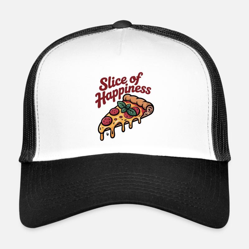 Tranche de bonheur - Pizza Casquette trucker 