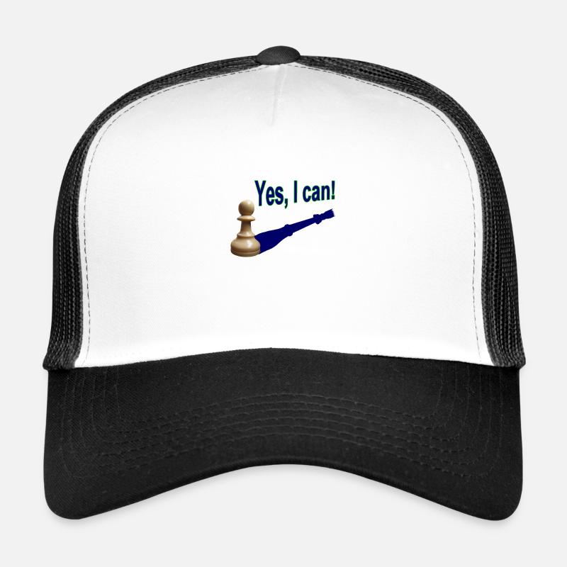 Yes, I can! 1 - Trucker Cap - Weiß/Schwarz