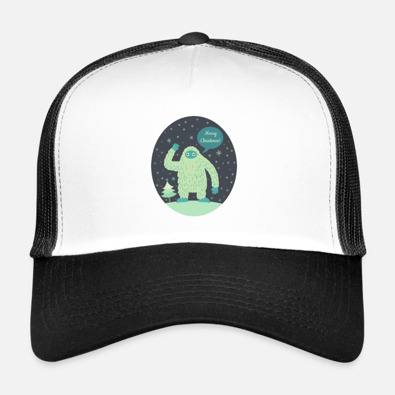 Joyeux noël yéti Casquette trucker 