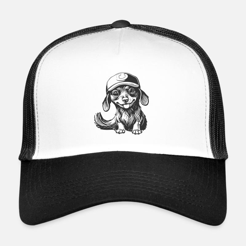 Dachshund dog breed with cap cap Trucker Cap