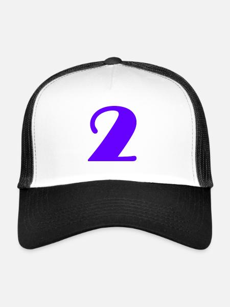 2. 2 YEARS. 2ND ANNIVERSARY. BIRTHDAY 2 YEARS - Trucker Cap - white/black - Front