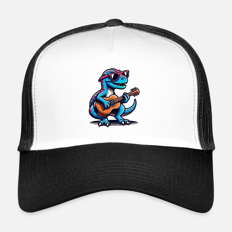 Design unique de guitariste Dino Casquette trucker 