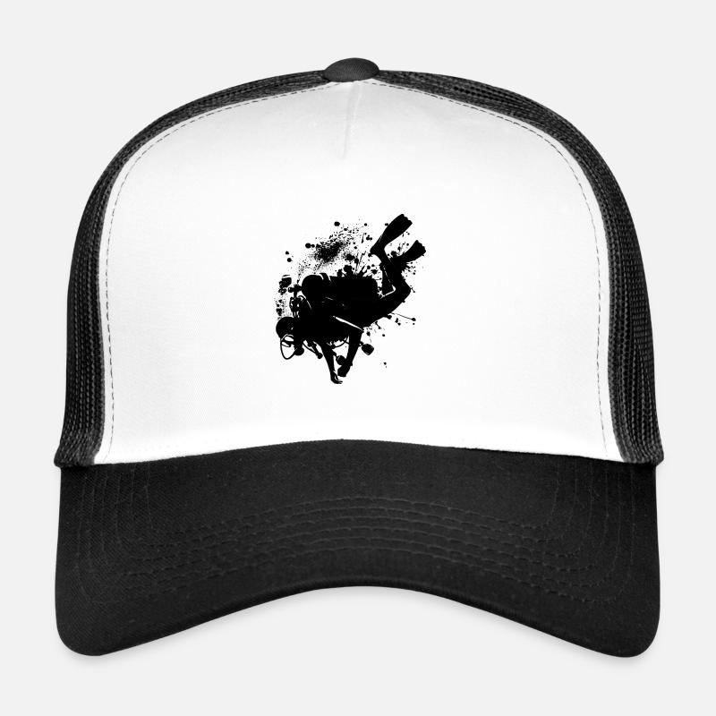 Diver Women Diver Scuba Diver Men Trucker Cap