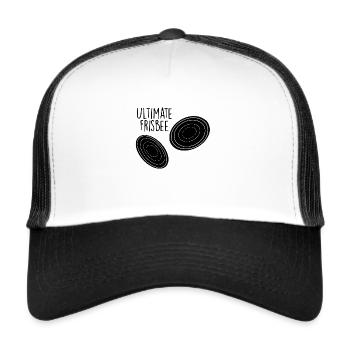 Ultimate Frisbee, frisbee, sport, - Trucker Cap - white/black - Front