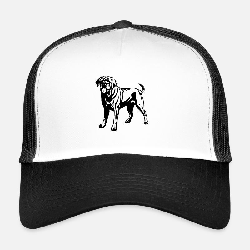 Mastiff Chien Casquette trucker 