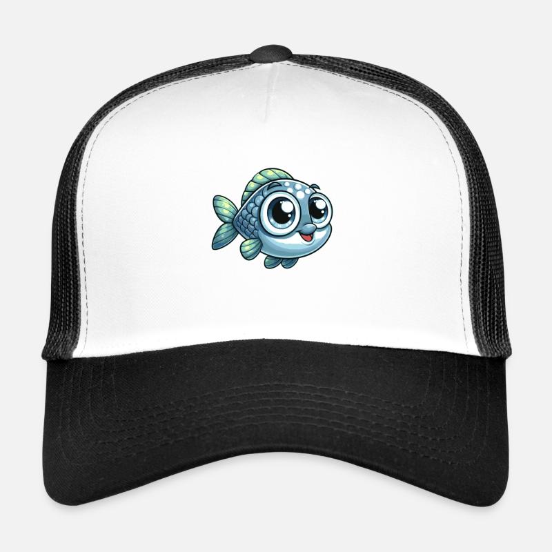 Poisson bleu Casquette trucker 