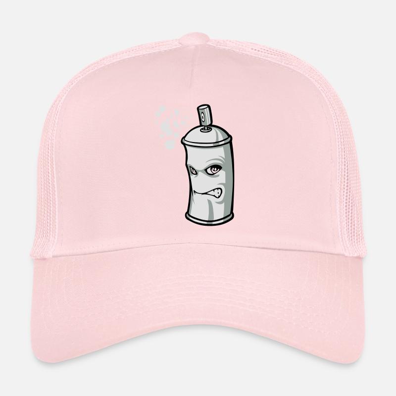 Bombe aérosol cartoon Casquette trucker 