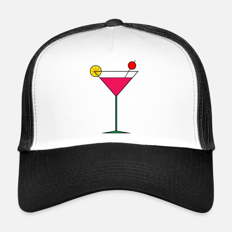 Martini Glass Trucker Cap