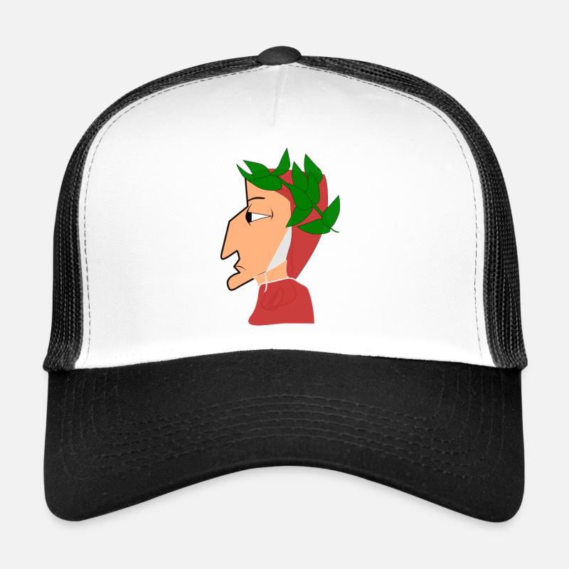 dante - Trucker Cap - white/black