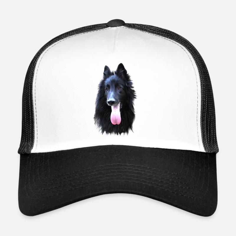 Belgian groendal - Trucker Cap - white/black