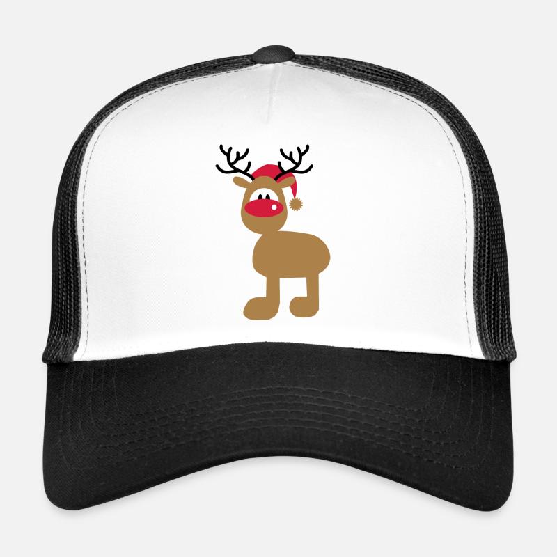 Weihnachten - Trucker Cap - Weiß/Schwarz