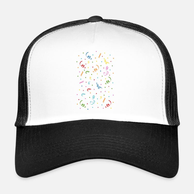 Konfetti Luftschlangen  Trucker Cap
