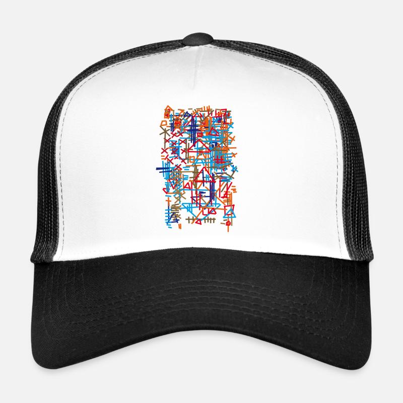 Carpet Abstract / Pattern - Bauhaus Trucker Cap