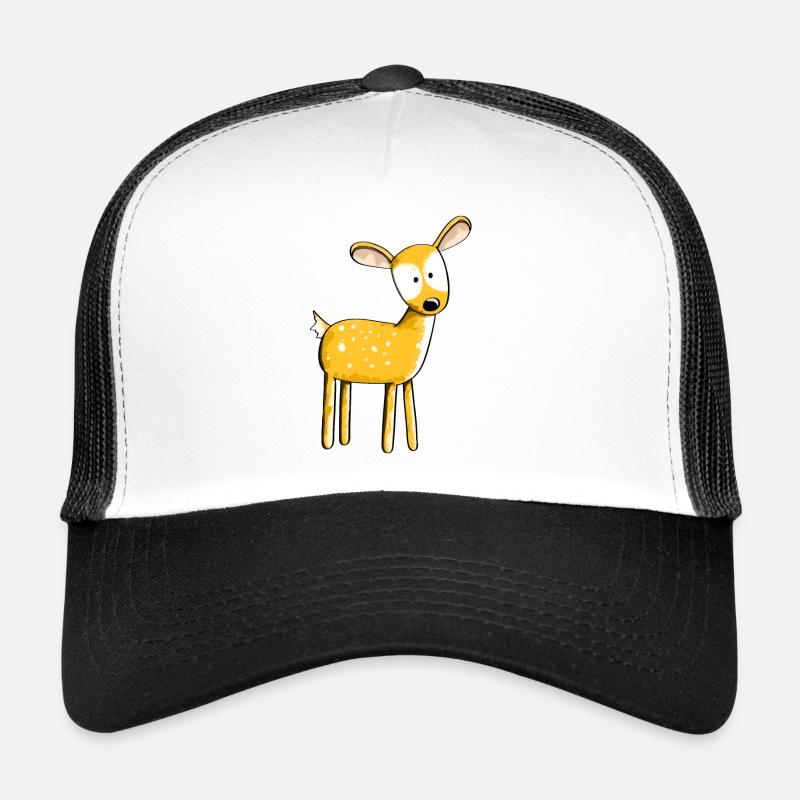 Faon mignon - cerf - cerf - renne - cerf - bande dessinée Casquette trucker 