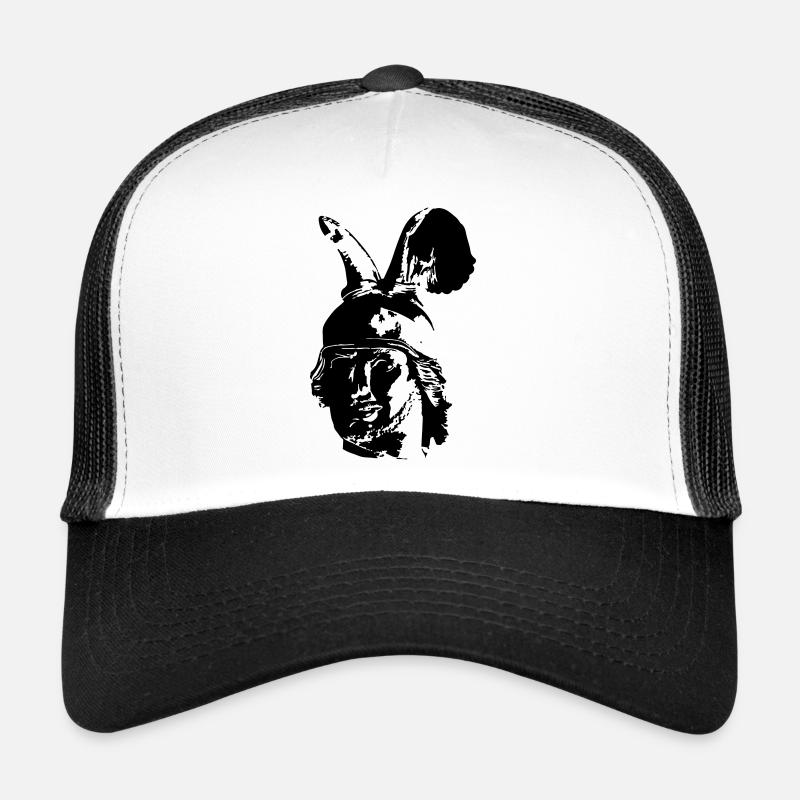Kopf des Hermannsdenkmals - einfarbig, schlicht Trucker Cap