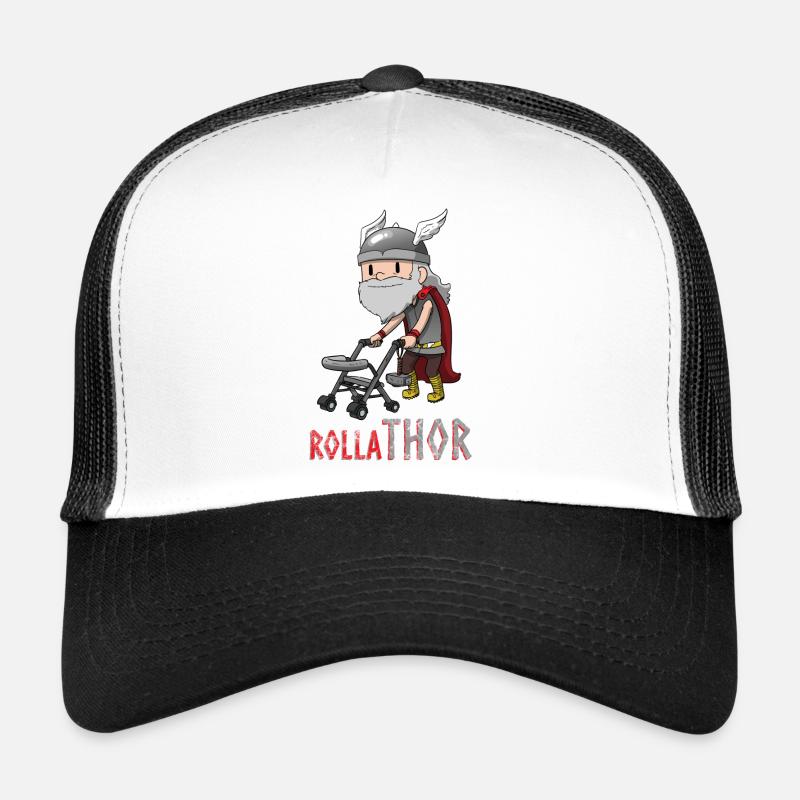 RollaTHOR - Lusiges Thor Rollator Design Trucker Cap