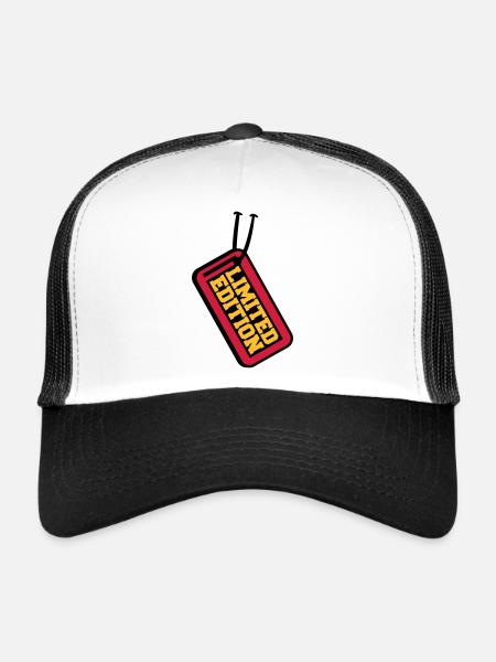 Limited Edition Price Tag Design - Casquette trucker  - blanc/noir - Devant