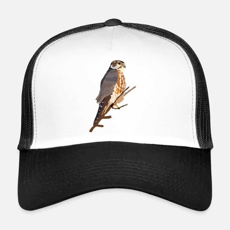 Merlin - Trucker Cap - Weiß/Schwarz
