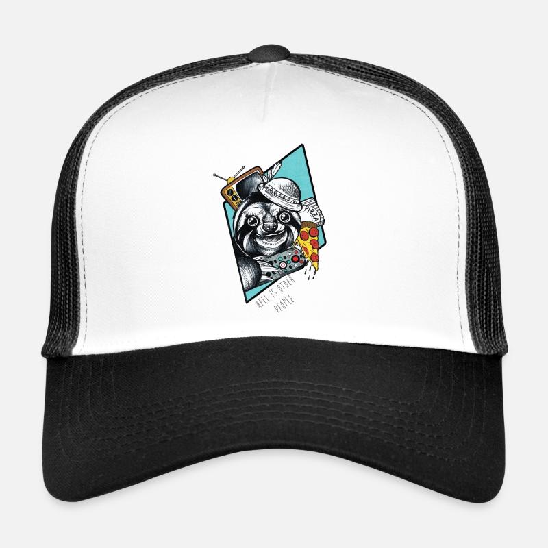 Pizza-Faultier Trucker Cap