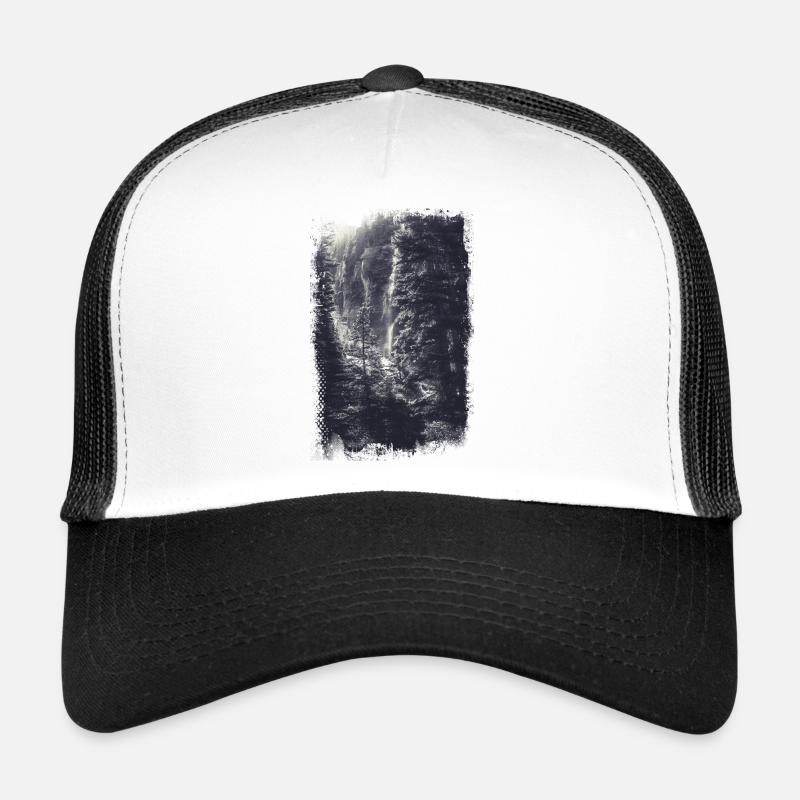 Paysage avec vue sur la forêt Casquette trucker 