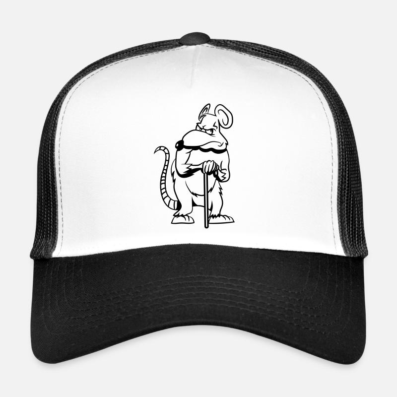 Rat old in a bad mood Trucker Cap