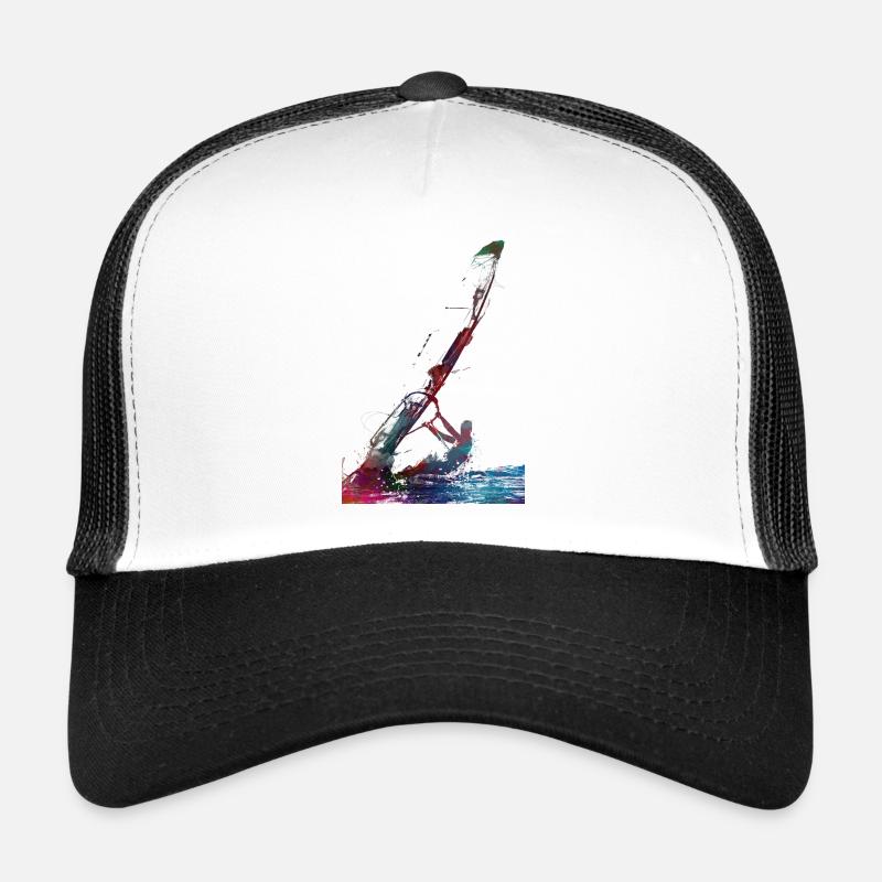 sport surfer - Trucker Cap - white/black