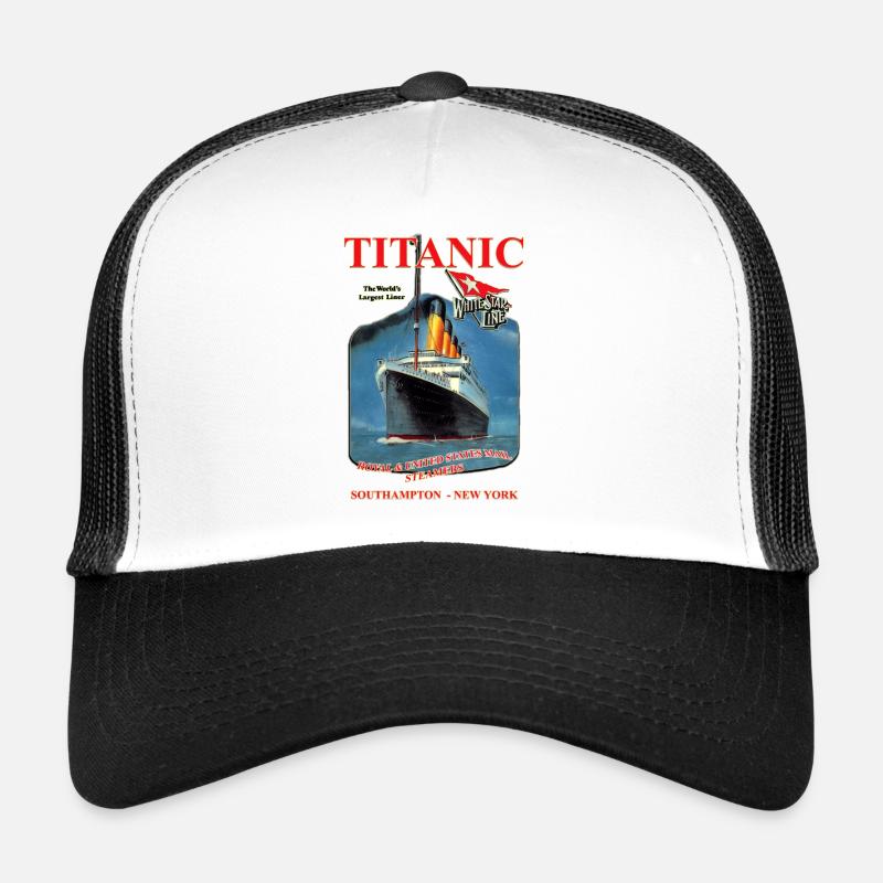 TITANIC liner creation Louis RUNEMBERG © Adagp - Trucker Cap - white/black