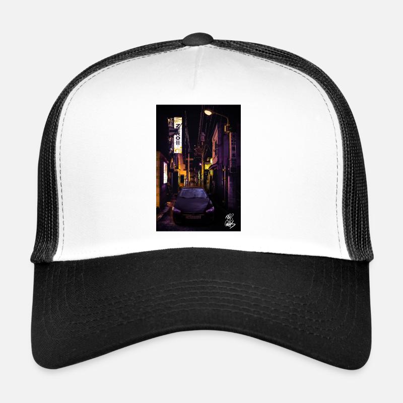 Tokyo Mitsu - Casquette trucker  - blanc/noir