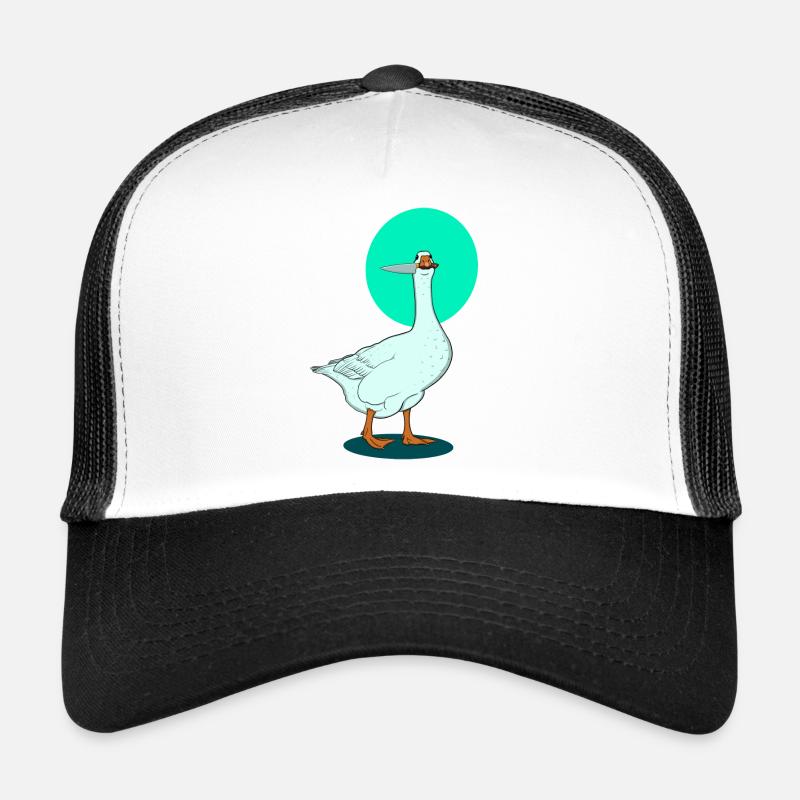 Dangerous Goose - Trucker Cap - white/black