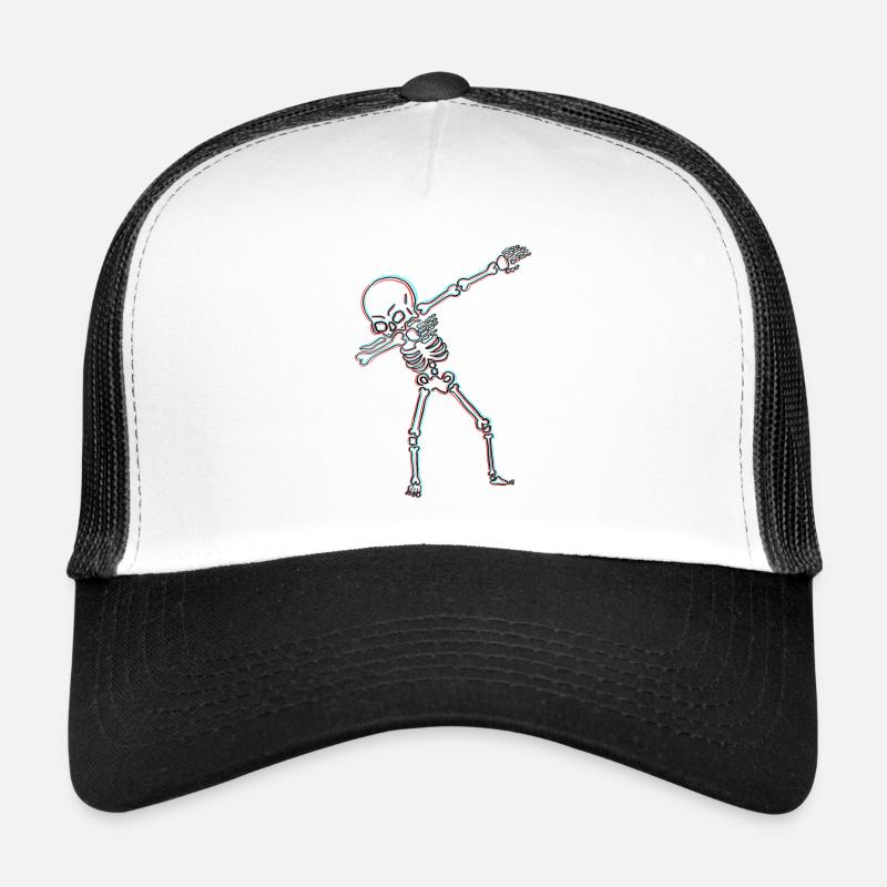 Skeleton Halloween Trucker Cap