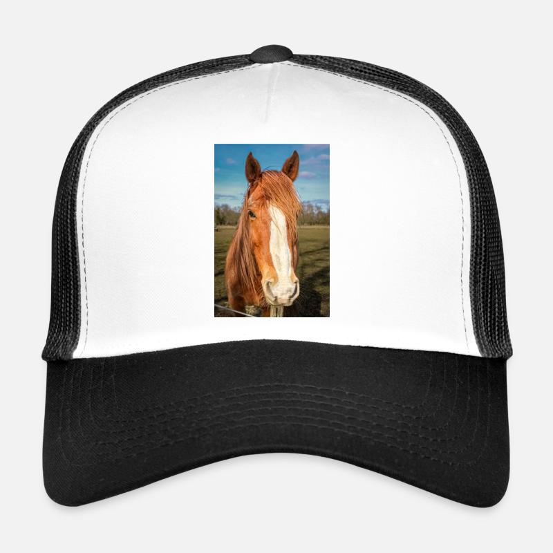 le cheval - Casquette trucker  - blanc/noir
