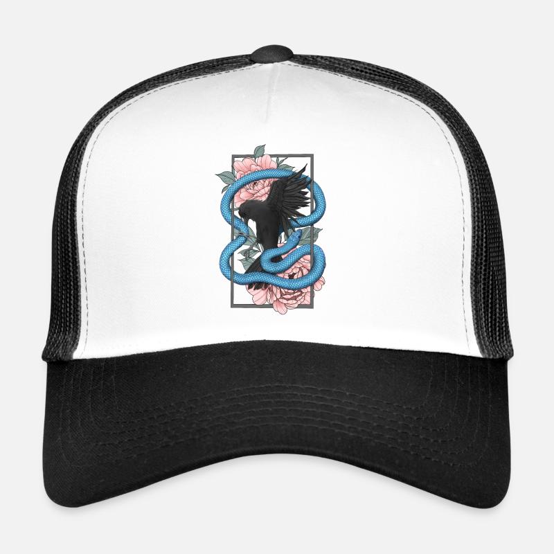 Raven + Snake Trucker Cap