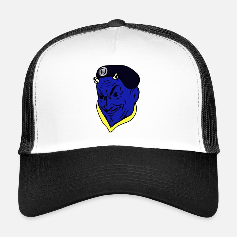 French Army Blue Devil Hunter Trucker Cap