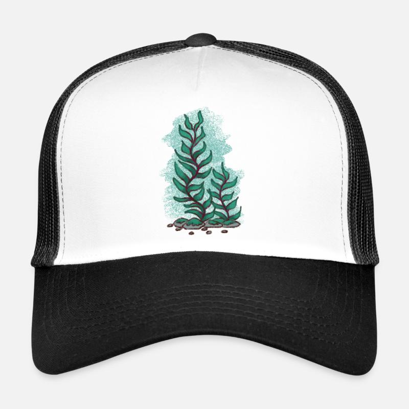 Kelp 1 - Trucker Cap - white/black