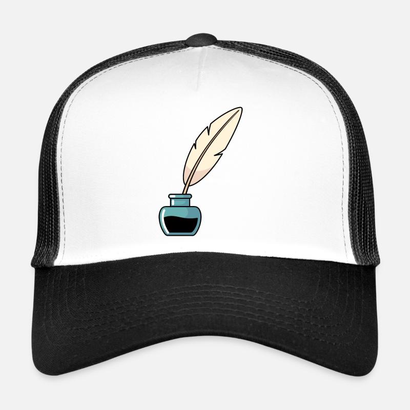Inkwell with spring Trucker Cap