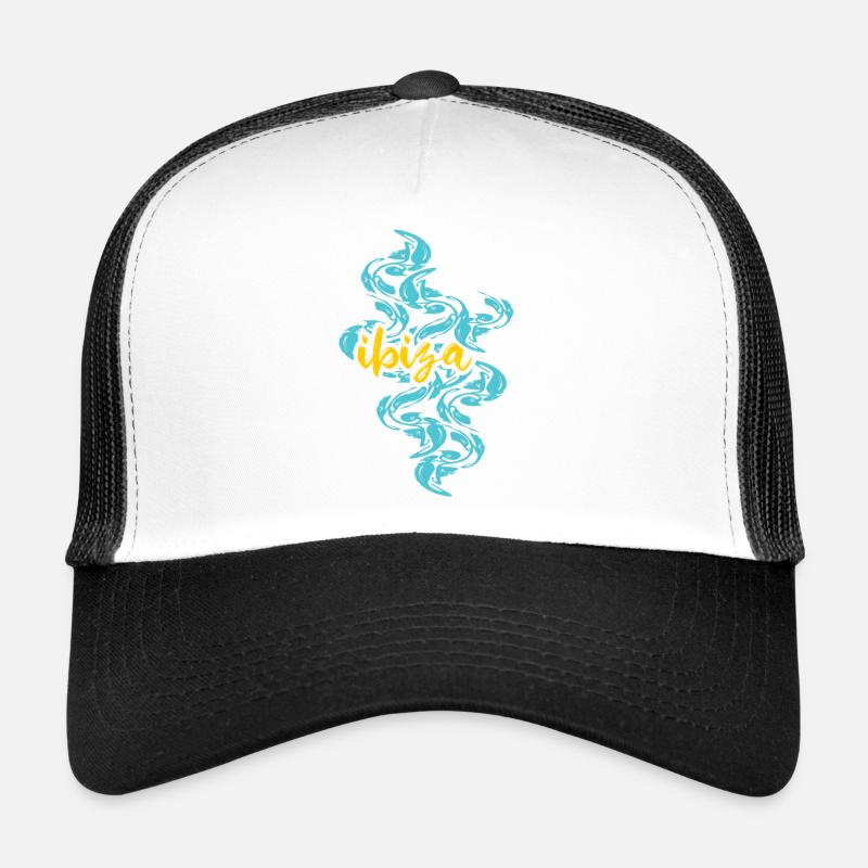 Ibiza Balearic Islands Flowers Trucker Cap