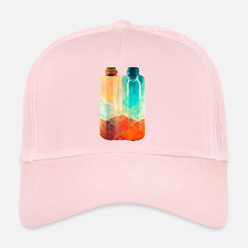 Two drinking bottles Retro Trucker Cap