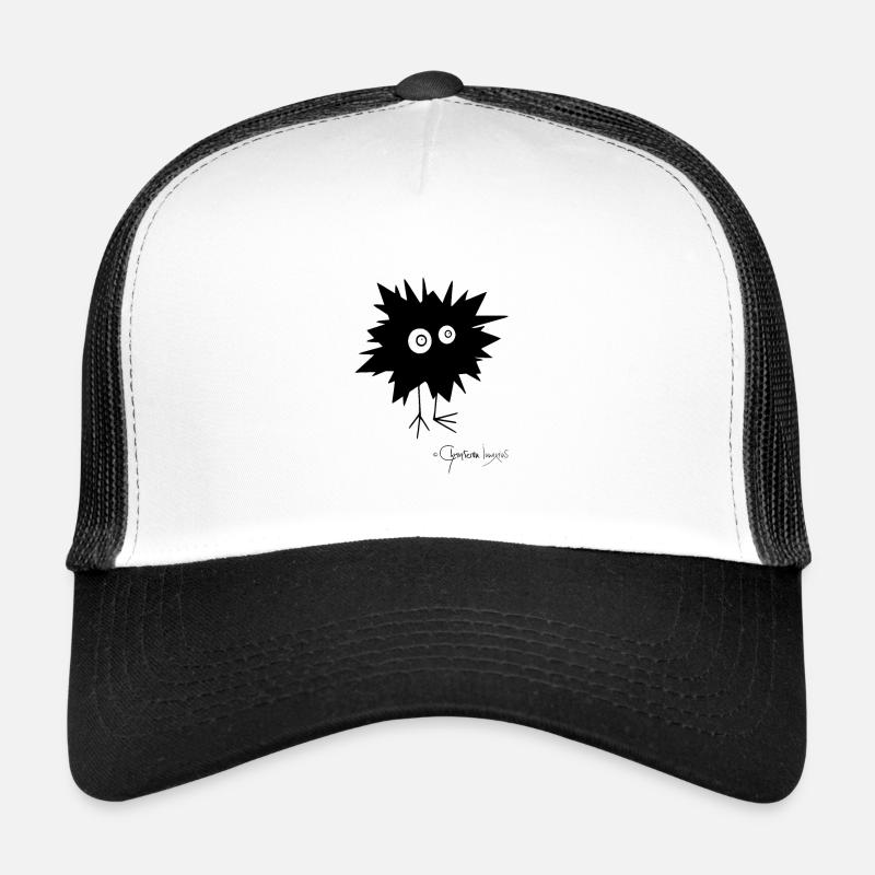 L'animal moelleux flashé © Chyropterum Innoxius - Casquette trucker  - blanc/noir