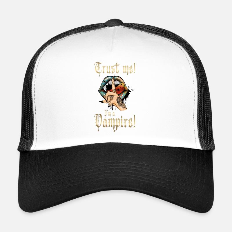 Chemise Cool Vampire : Faites-moi confiance ! Je suis un vampire ! Casquette trucker 