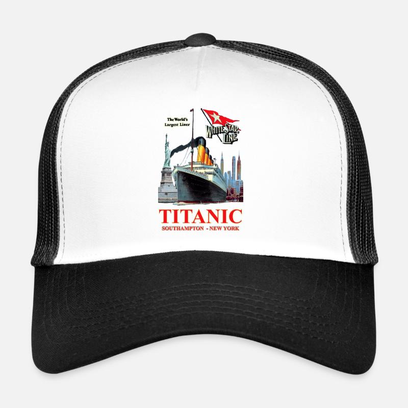 TITANISCHE SCHÖPFUNG Louis RUNEMBERG © Adagp - Trucker Cap - Weiß/Schwarz