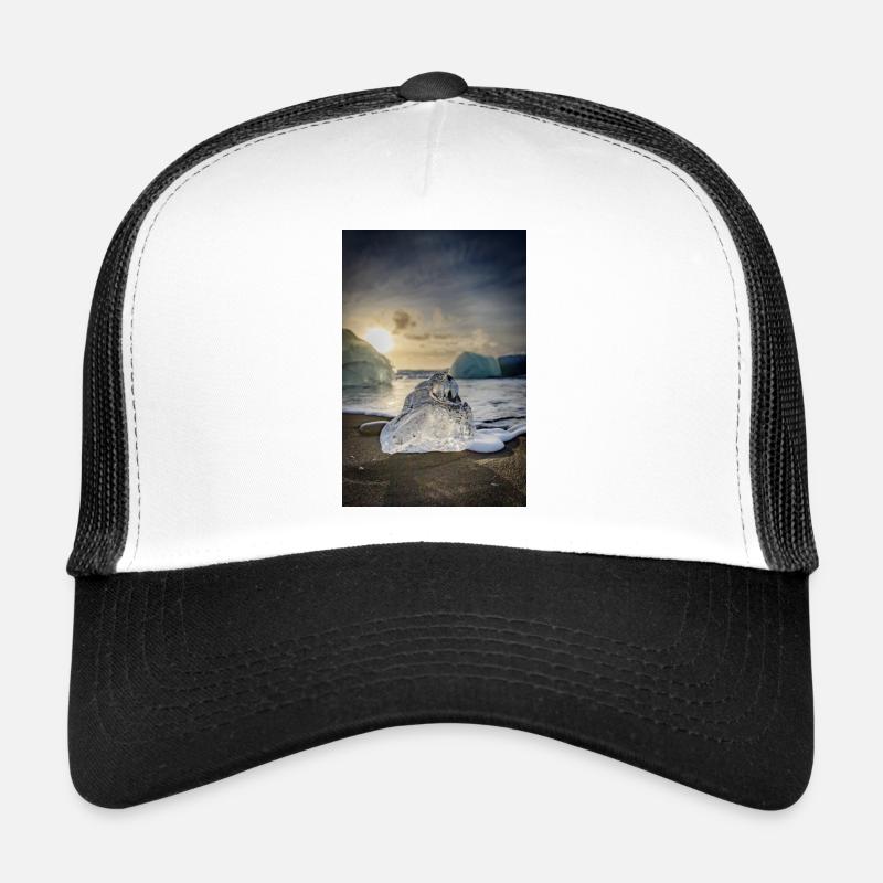icicle - Trucker Cap - white/black
