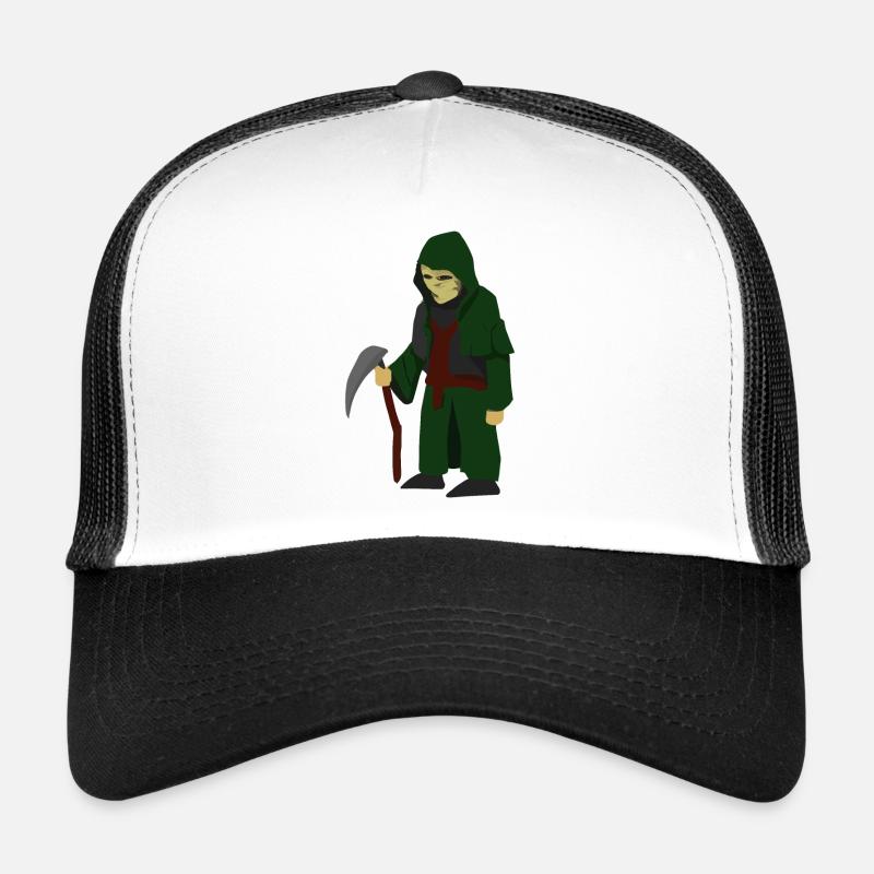 Sensenmann Halloween Gruselig Geschenkidee Trucker Cap