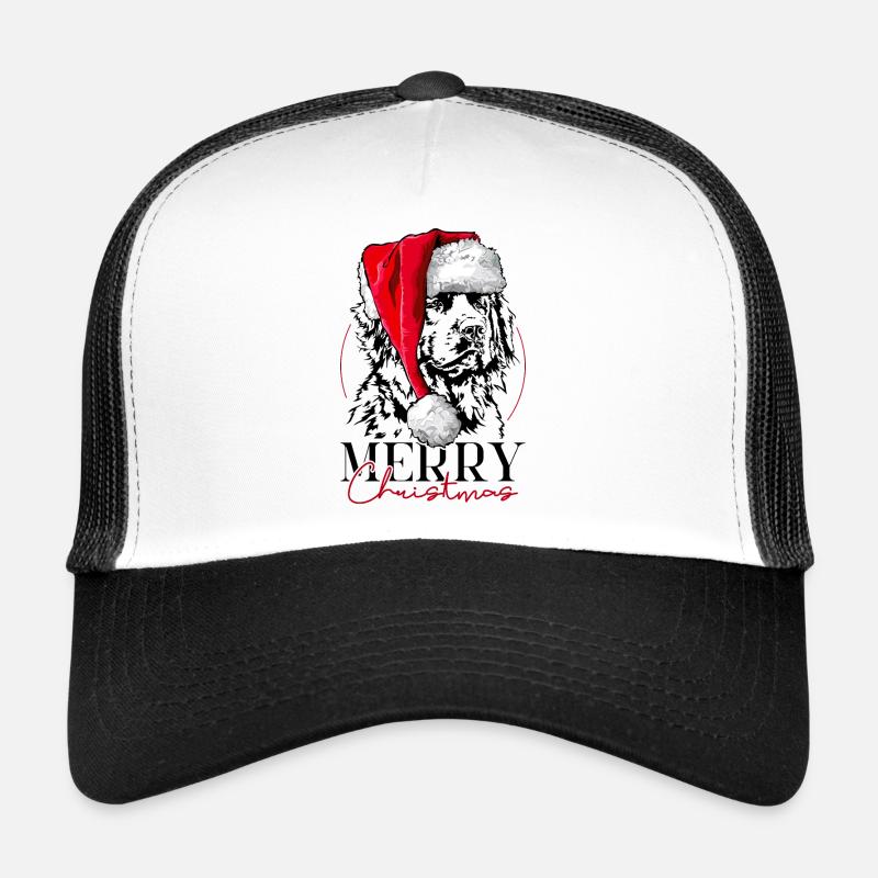 Santa LEONBERGER Joyeux Noël Chiens Wilsigns Casquette trucker 