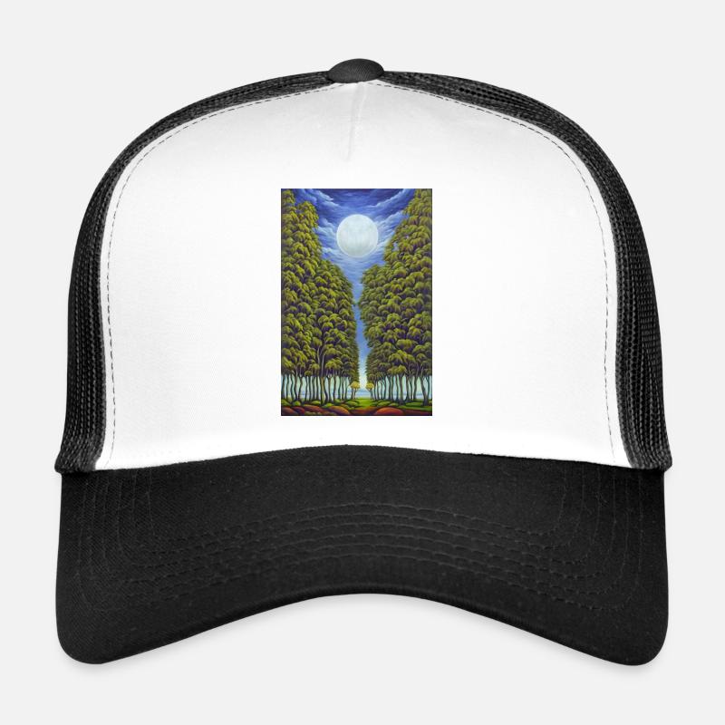 Avenue with moon Trucker Cap