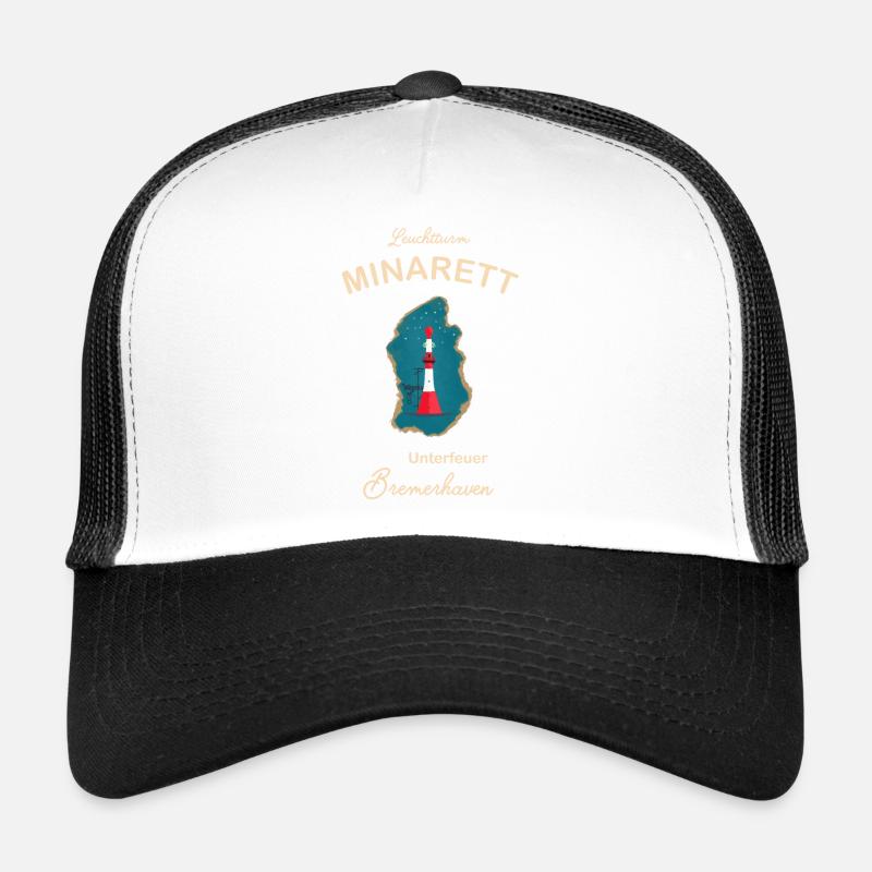 Bremerhaven, phare sous le feu, minaret, Casquette trucker 