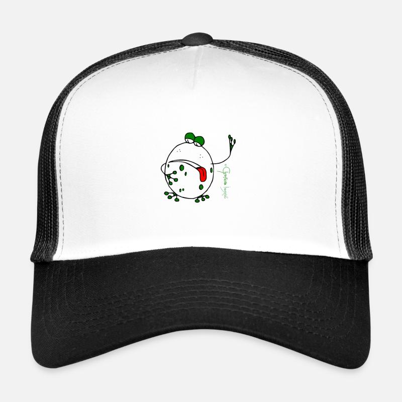 Exhausted Frog © Chyropterum Innoxius - Trucker Cap - white/black
